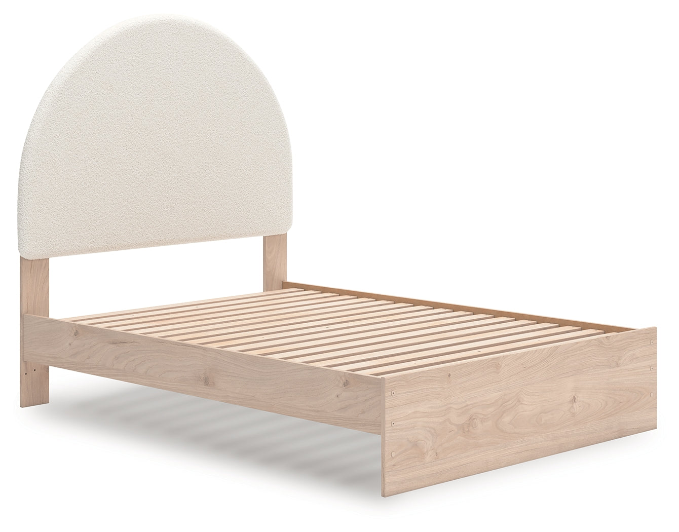 Arloster Tan/White Full Upholstered Panel Bed - PCB1566B3