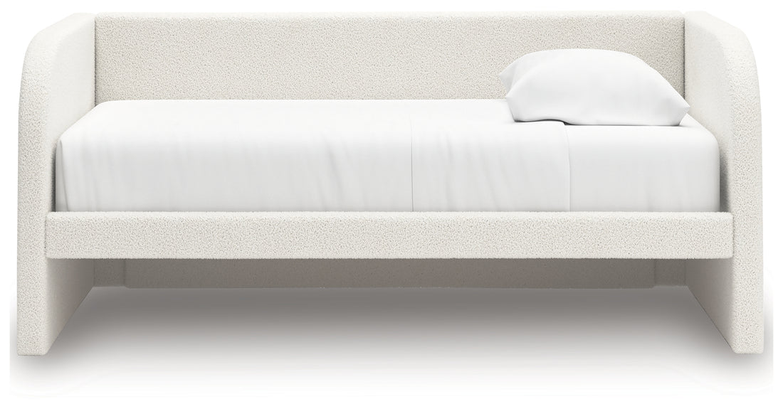 Arloster Twin Upholstered Day Bed, Dresser and Mirror - PCB1566B14