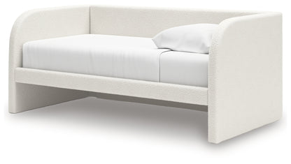 Arloster Twin Upholstered Day Bed, Dresser and Mirror - PCB1566B14