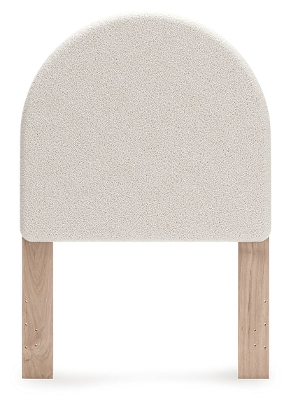 Arloster White/Tan Twin Upholstered Panel Headboard - PCB1566-53