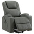 Armstrong Upholstered Power Lift Massage Recliner Grey - 609478P