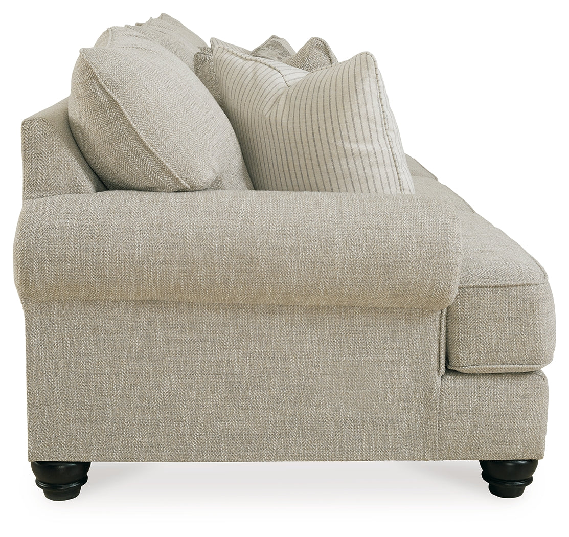 Asanti Sofa and Loveseat in Fog - PKG012989