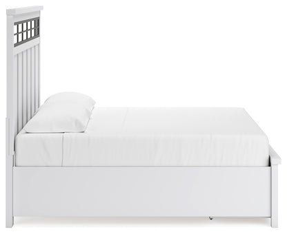 Ashbryn King Panel Bed, Dresser, Mirror and 2 Nightstands - B844B10