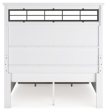 Ashbryn Queen Panel Storage Bed, Dresser, Mirror and 2 Nightstands - B844B11