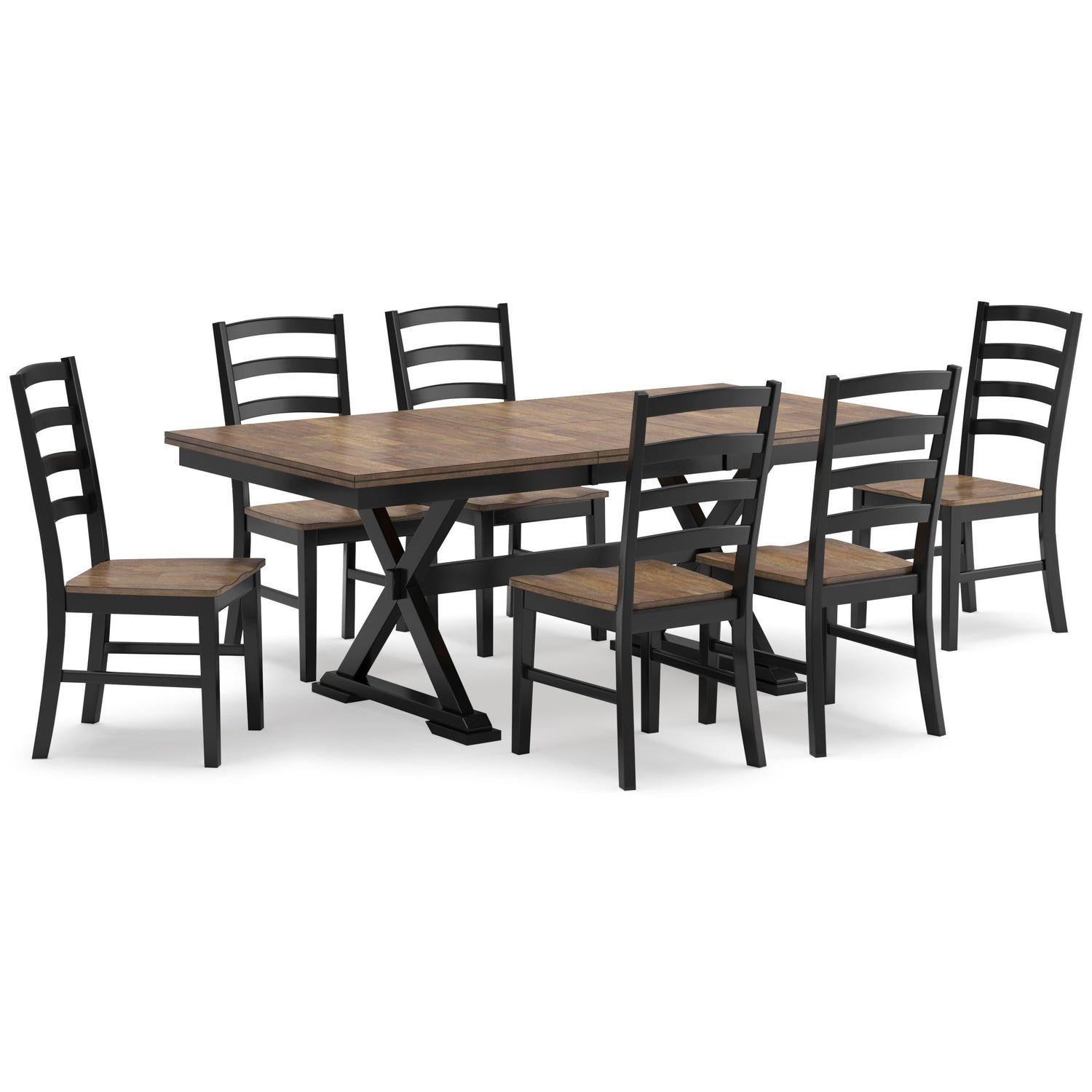 Ashley D634 - 7pc Dining Set - Ashley D634 - 7pc Dining Set