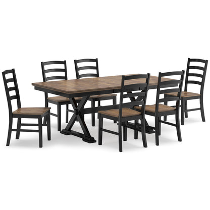 Ashley D634 - 7pc Dining Set - Ashley D634 - 7pc Dining Set