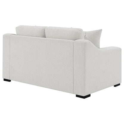 Ashlyn 2-piece Upholstered Track Arm Sofa Set Sand - 552091-S2