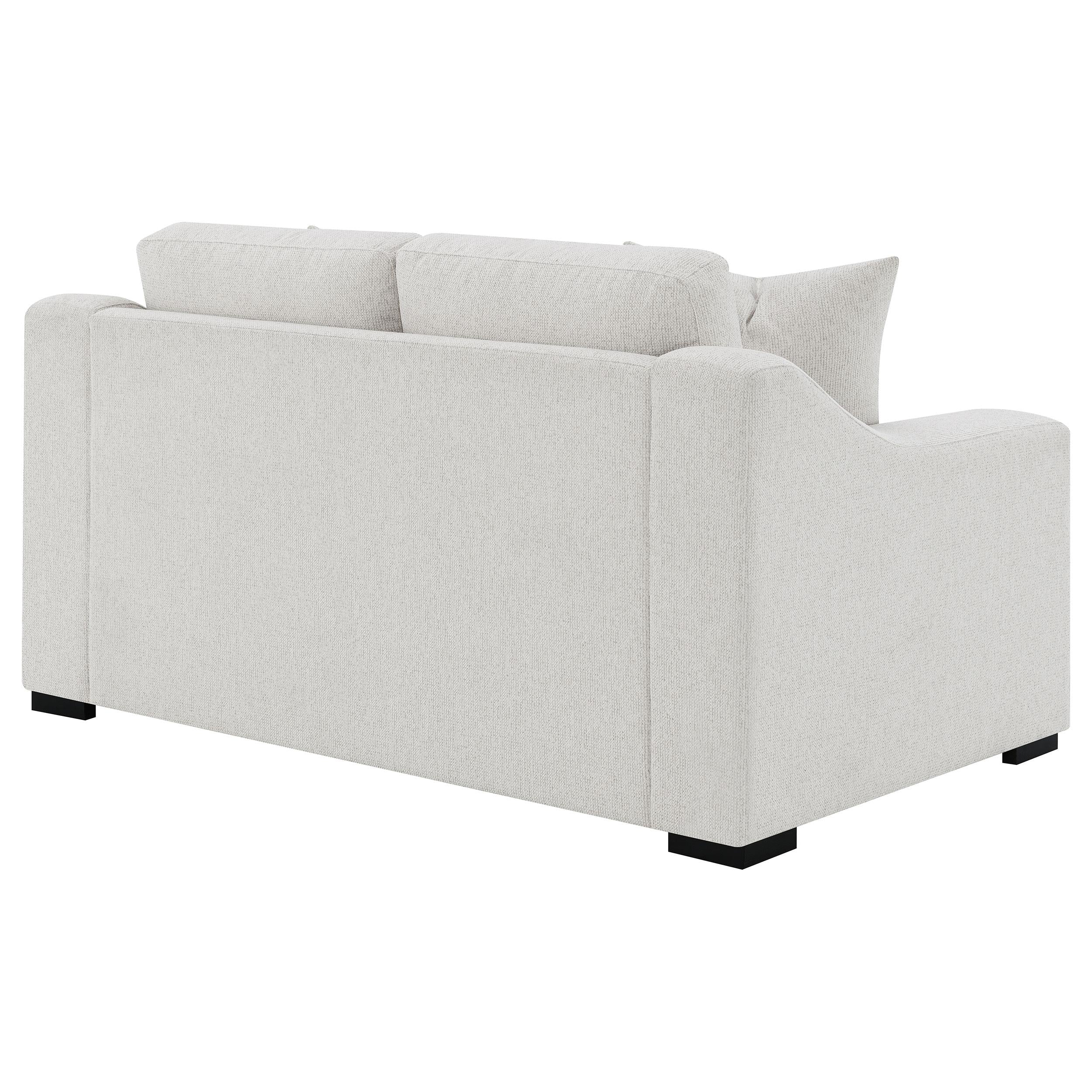 Ashlyn 3-piece Upholstered Track Arm Sofa Set Sand - 552091-S3
