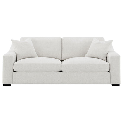 Ashlyn Fabric Upholstered Track Arm Sofa Sand - 552091