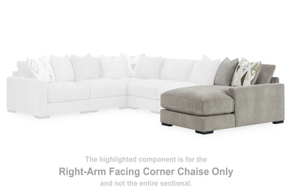 Aslan Court Pebble Right-Arm Facing Corner Chaise - 2030517