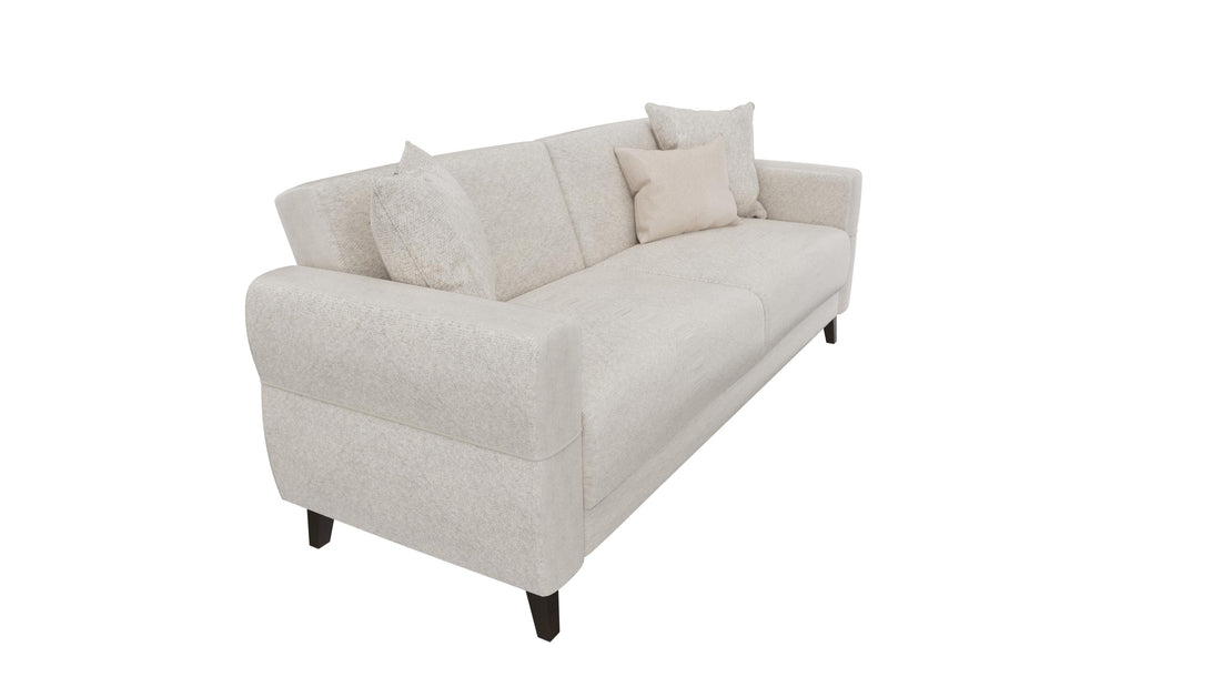 Astera Sand 3-Seater Sofa Bed with Storage - ASTERA 03.302 .0759.0958.0057.0000.21.26
