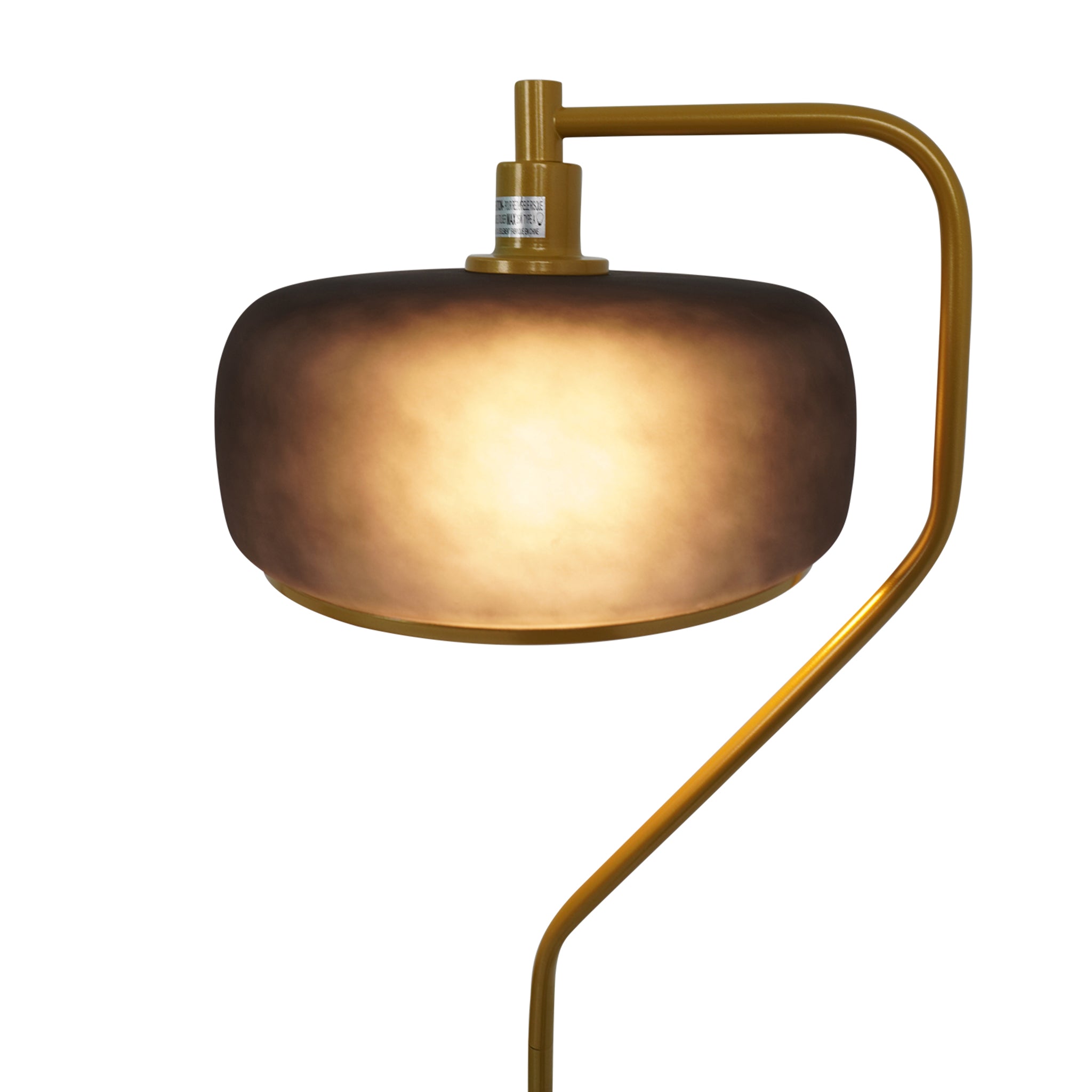 Astris Floor Lamp Black Sprayed and Gold - FLL04104201