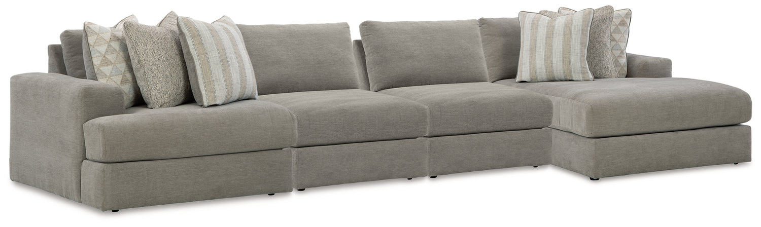 Avaliyah Ash 4-Piece Sectional - 58103S14