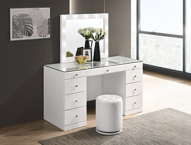 AVERY VANITY WHITE - B4850WH-91-BASE