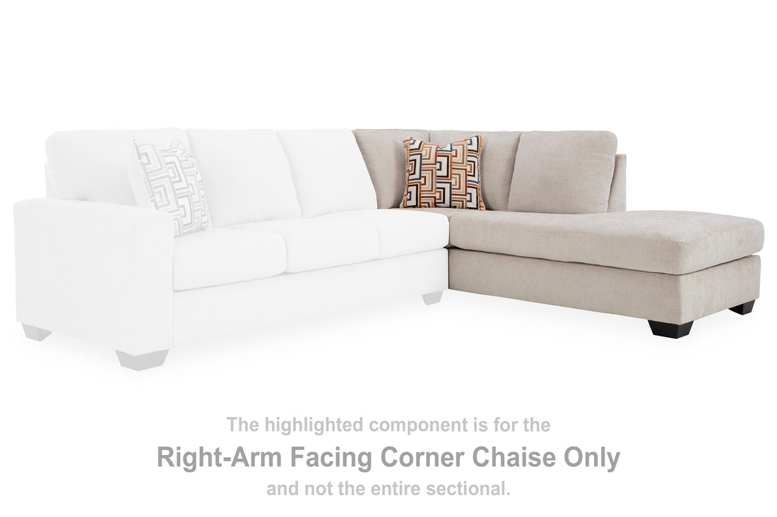 Aviemore Stone Right-Arm Facing Corner Chaise - 2430517