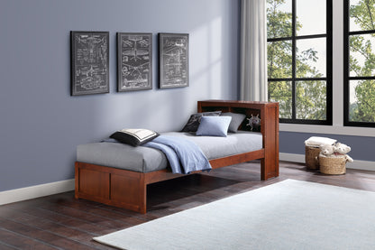 B2013BCDC-1* (2) TWIN BOOKCASE PLATFORM BED - B2013BCDC-1*