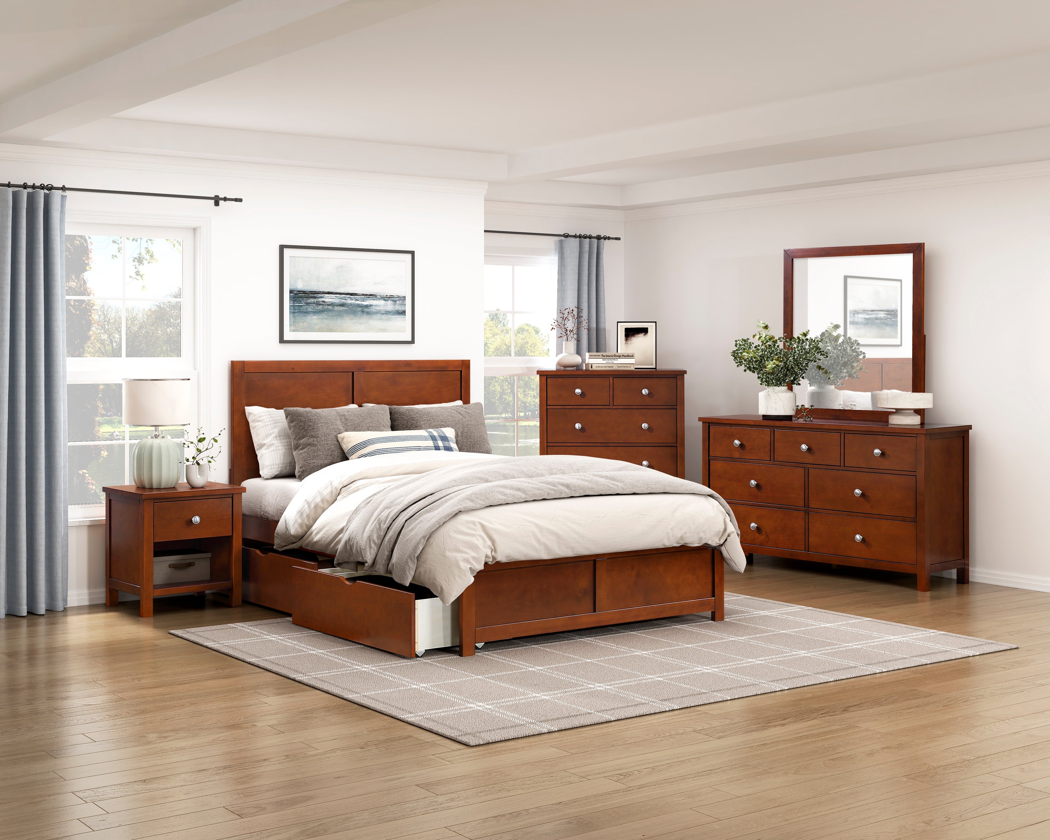 B2013DC-4D1 1-Drawer Night Stand - B2013DC-4D1