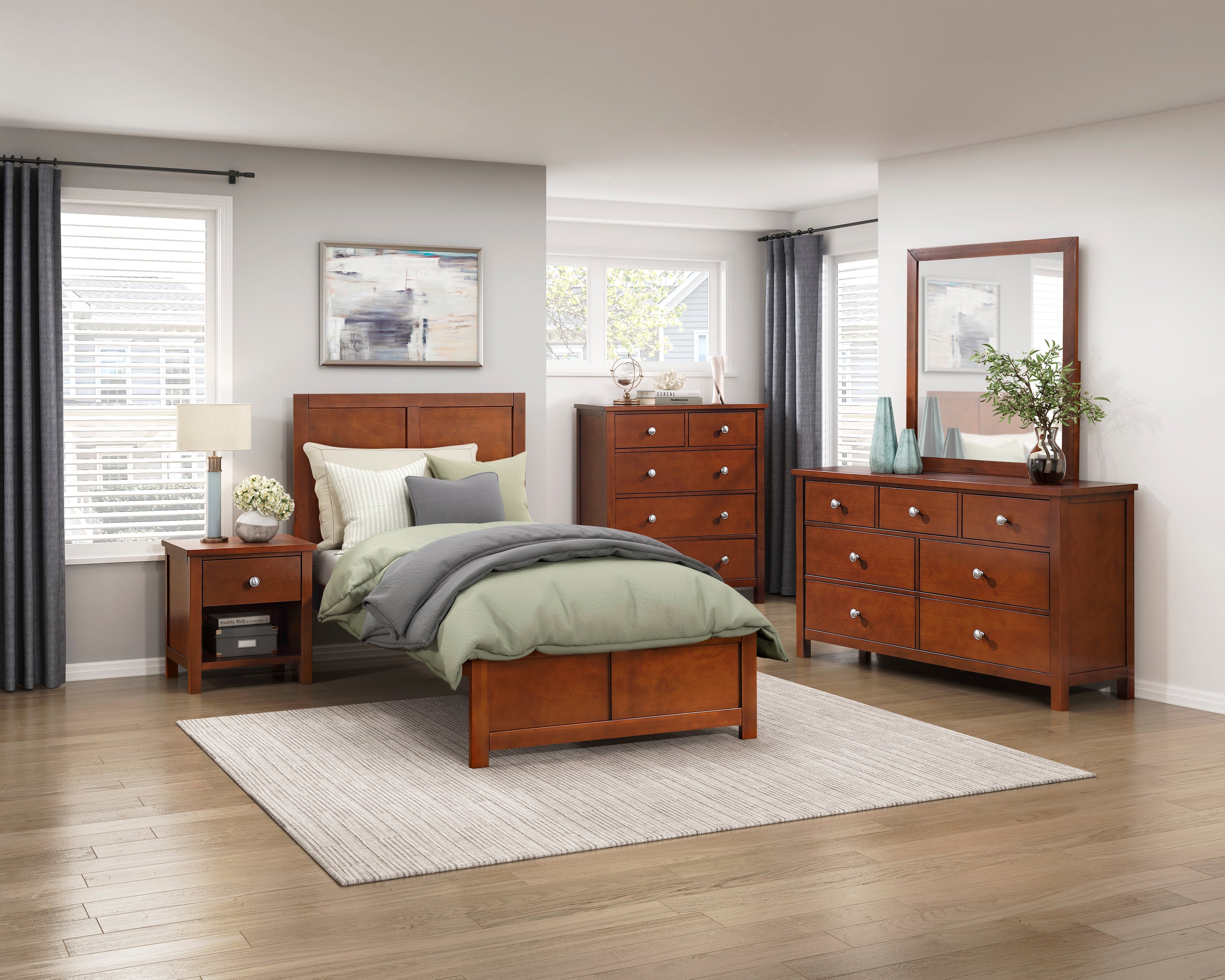 B2013DC-4D1 1-Drawer Night Stand - B2013DC-4D1