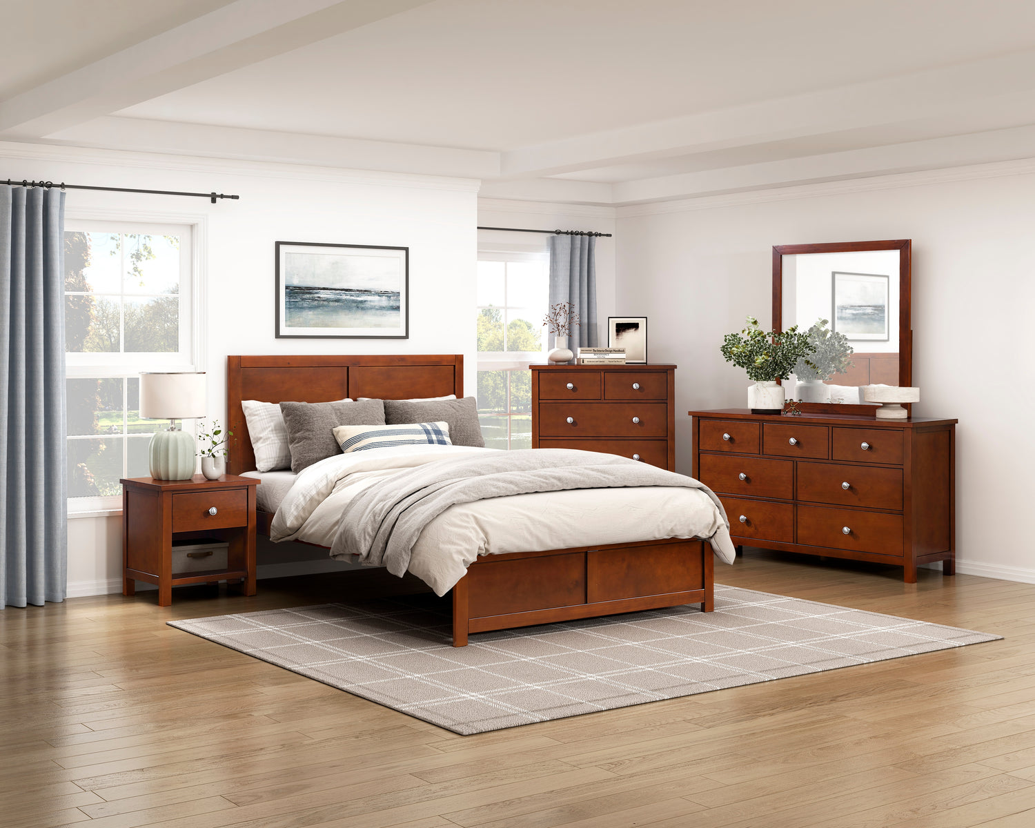 B2013DC-4D1 1-Drawer Night Stand - B2013DC-4D1