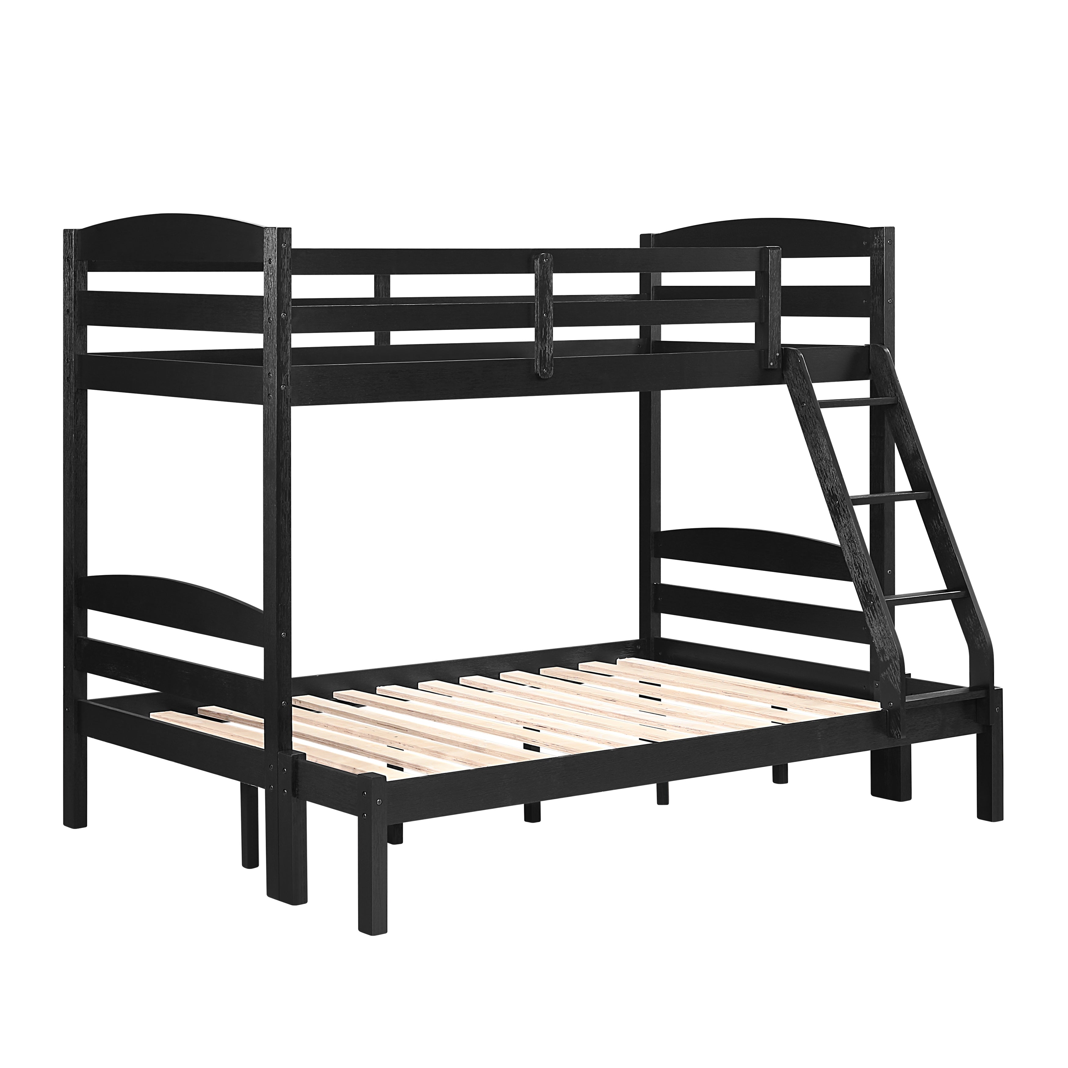 B2022BKTF-1 Twin/Full Bunk Bed - B2022BKTF-1