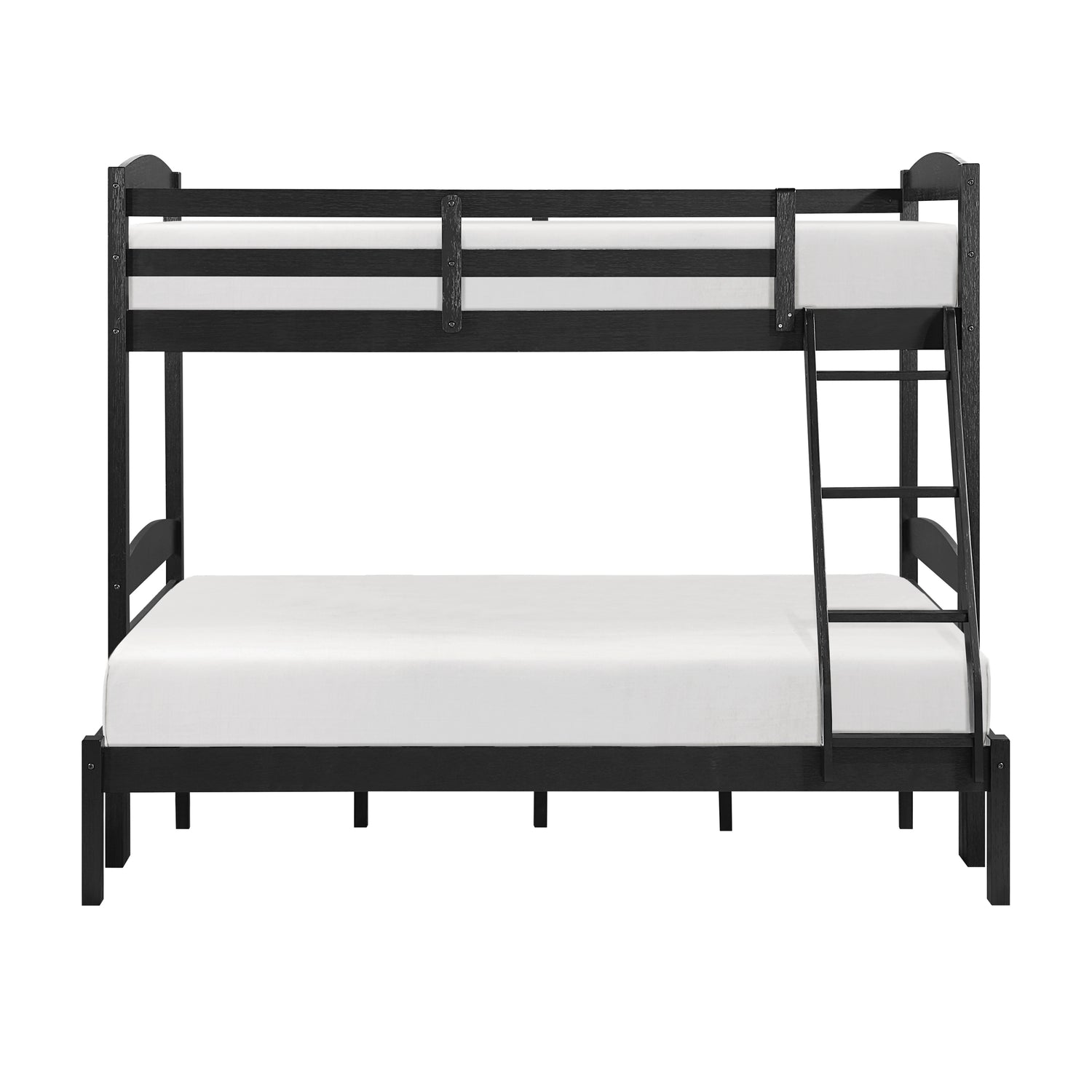 B2022BKTF-1 Twin/Full Bunk Bed - B2022BKTF-1
