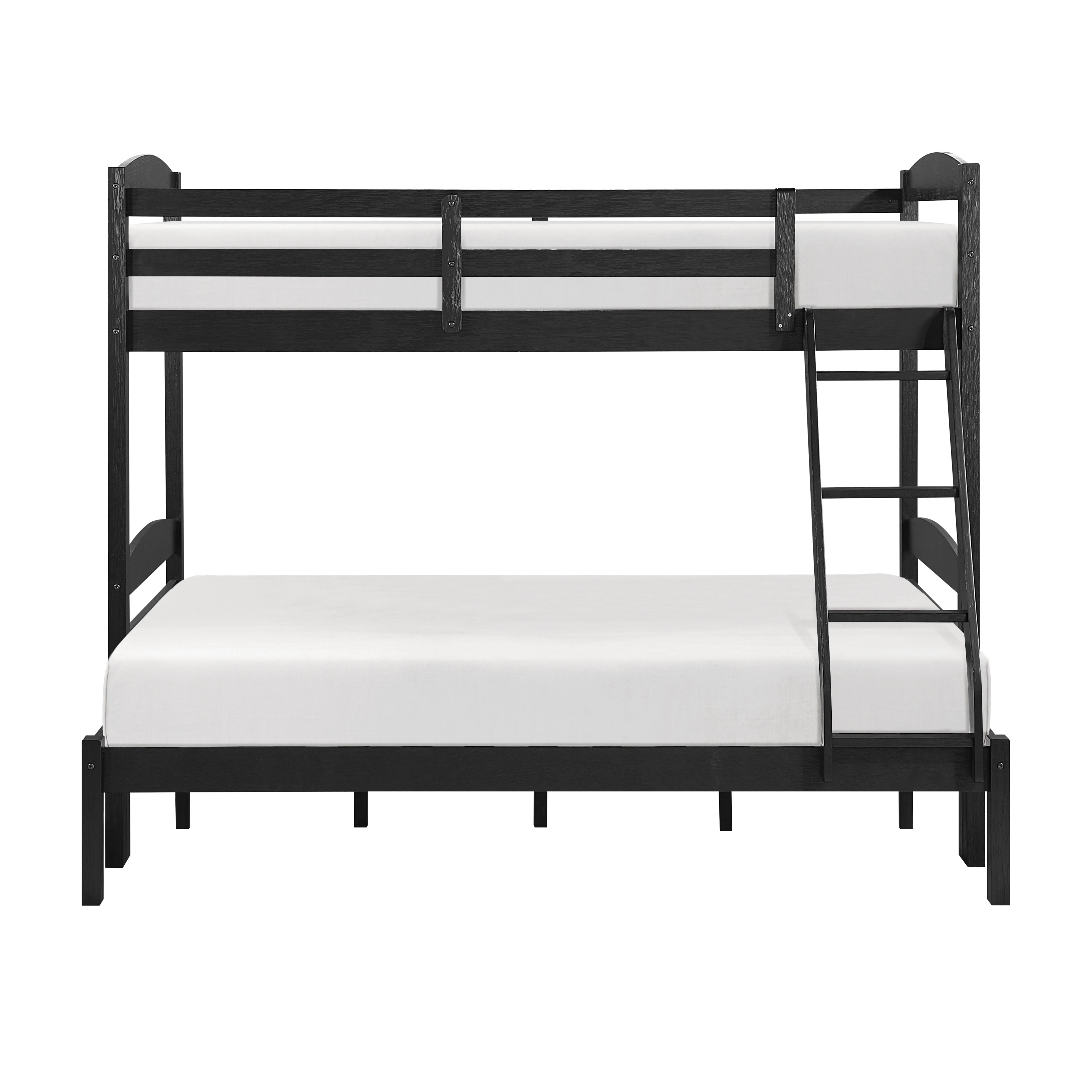 B2022BKTF-1 Twin/Full Bunk Bed - B2022BKTF-1