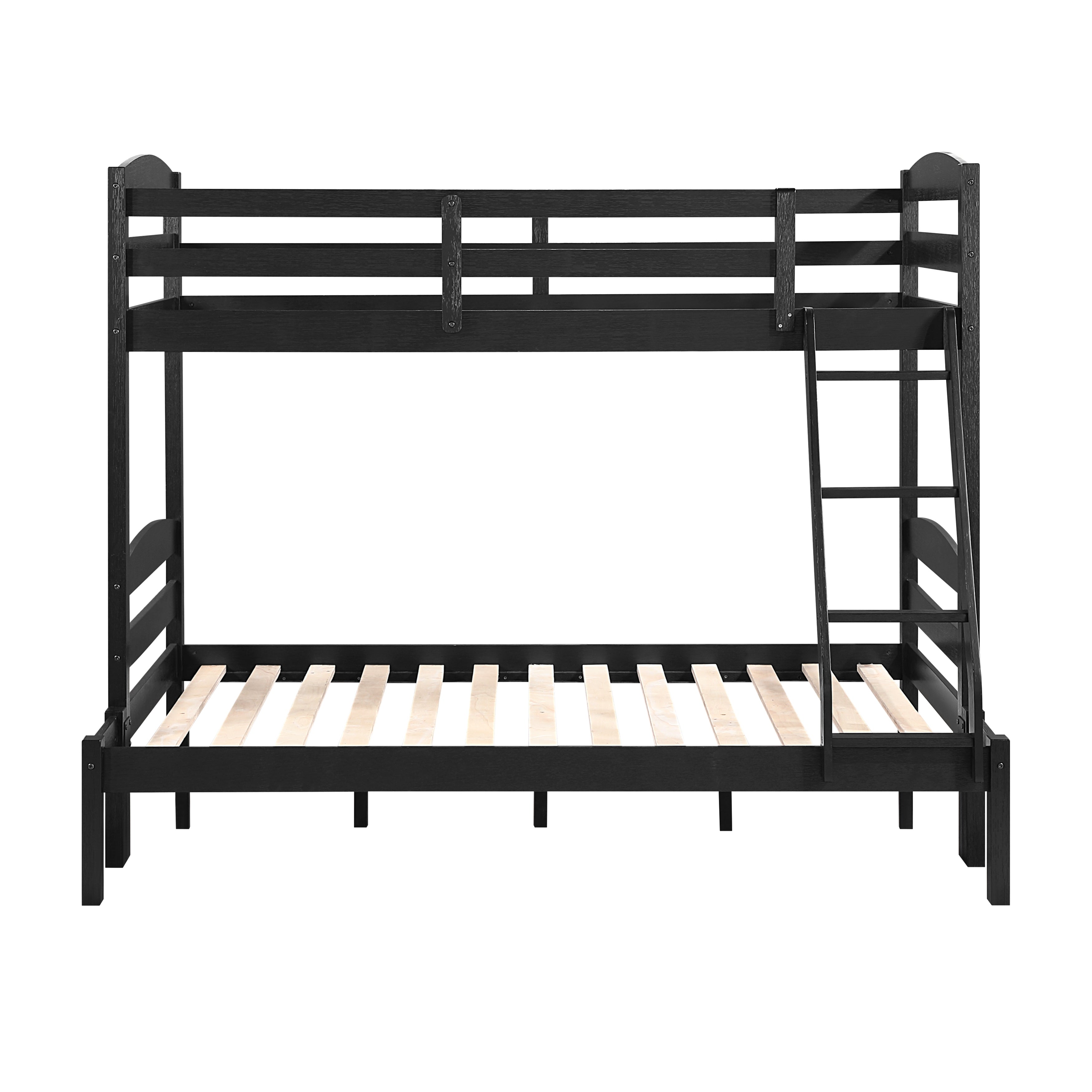 B2022BKTF-1 Twin/Full Bunk Bed - B2022BKTF-1