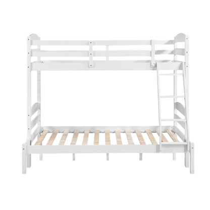 B2022WHTF-1 Twin/Full Bunk Bed - B2022WHTF-1