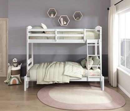 B2022WHTF-1 Twin/Full Bunk Bed - B2022WHTF-1