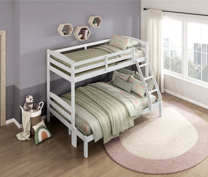B2022WHTF-1 Twin/Full Bunk Bed - B2022WHTF-1