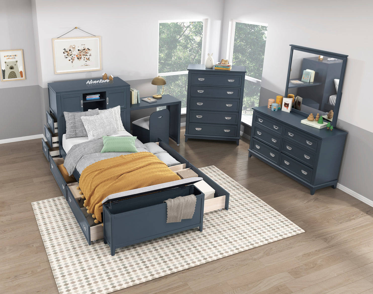 B2024BU-4 Night Stand - B2024BU-4