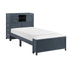 B2024BUBC-1* (2) Twin Bookcase Bed with Hidden Desk, Stool and Storage Bench - B2024BUBC-1*