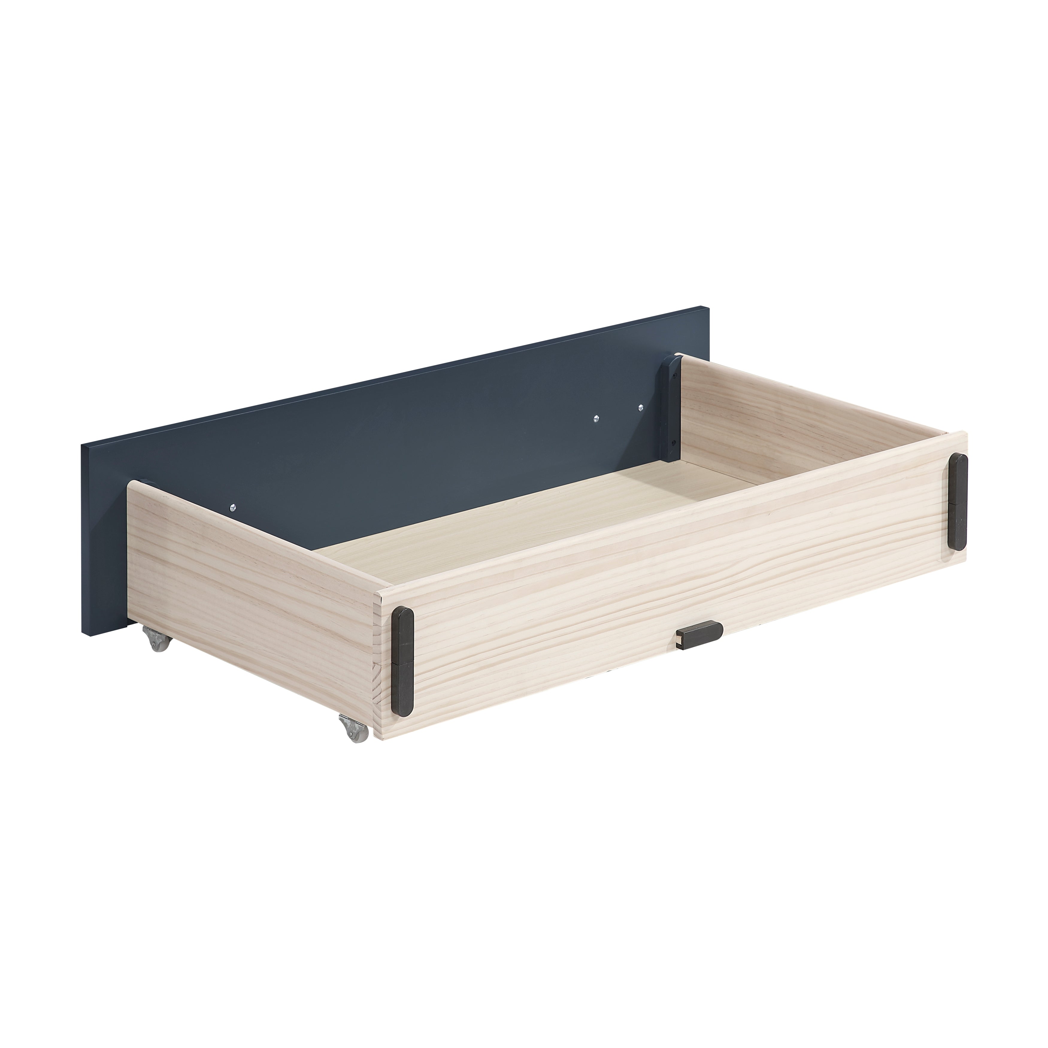 B2024BUBCF-1* (2) Full Bookcase Bed with Hidden Desk, Stool and Storage Bench - B2024BUBCF-1*