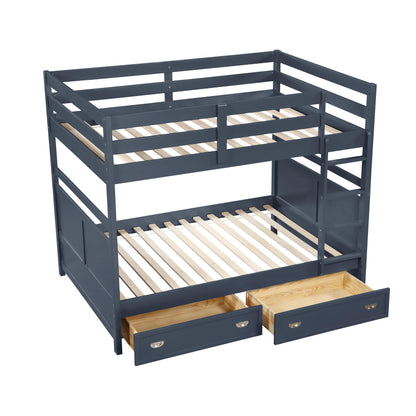 B2024BUFF-1* (3) Full/Full Bunk Bed - B2024BUFF-1*