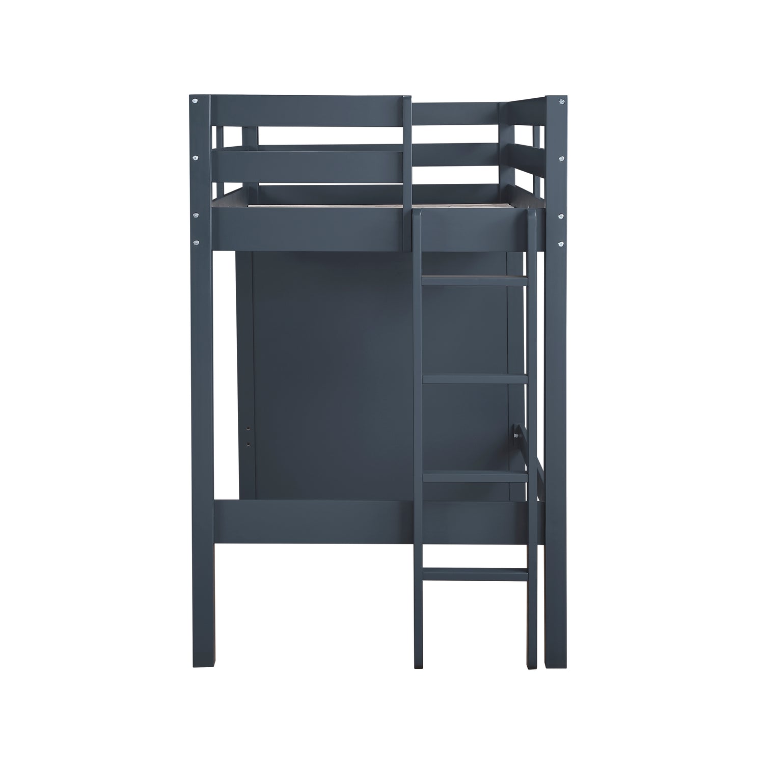 B2024BULTF-1* (6) Twin/Full Loft Bunk Bed with Chest and Hidden Desk - B2024BULTF-1*