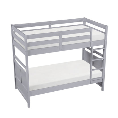 B2024GY-1* (3) Twin/Twin Bunk Bed - B2024GY-1*
