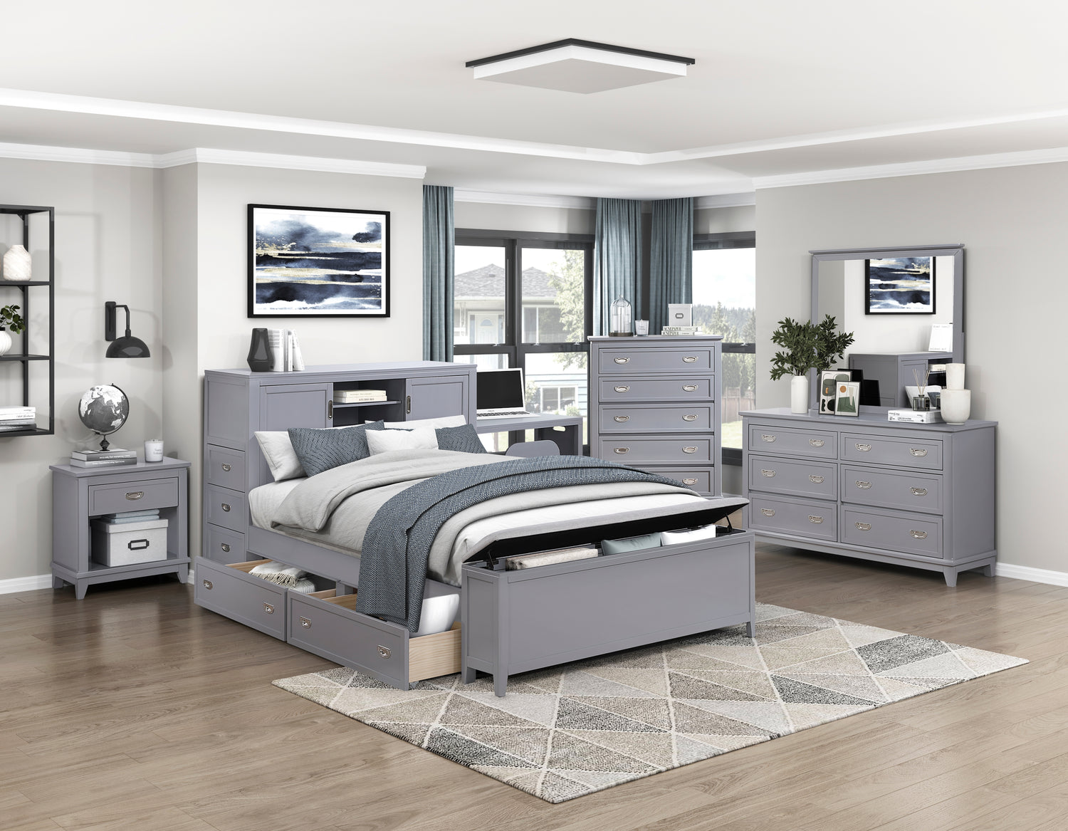 B2024GY-4 Night Stand - B2024GY-4