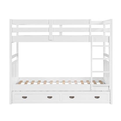 B2024WH-1* (3) Twin/Twin Bunk Bed - B2024WH-1*