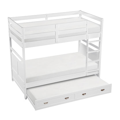 B2024WH-1* (3) Twin/Twin Bunk Bed - B2024WH-1*