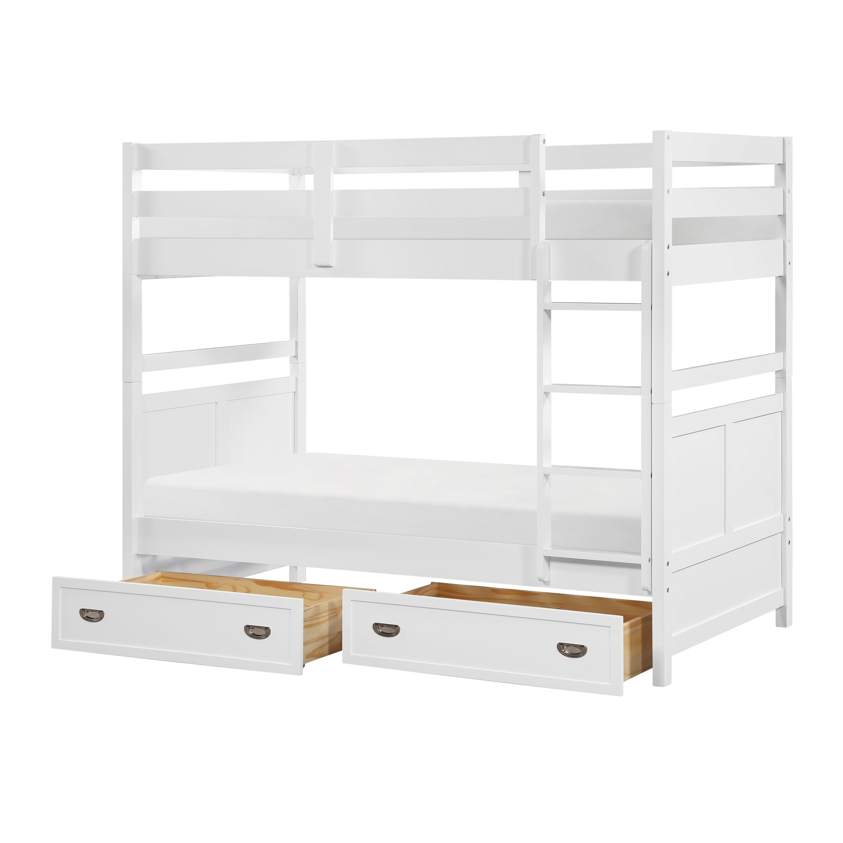 B2024WH-1* (3) Twin/Twin Bunk Bed - B2024WH-1*