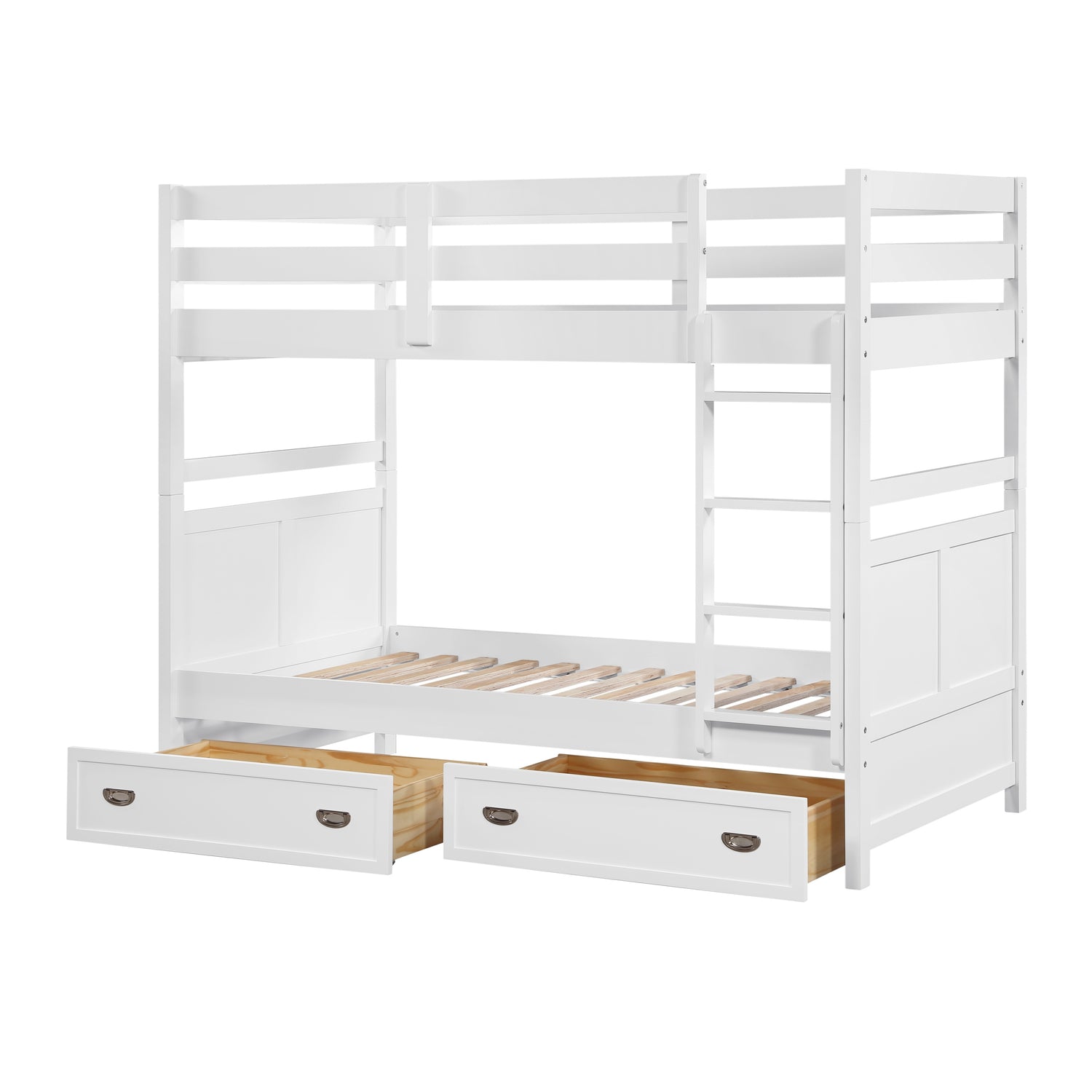 B2024WH-1* (3) Twin/Twin Bunk Bed - B2024WH-1*