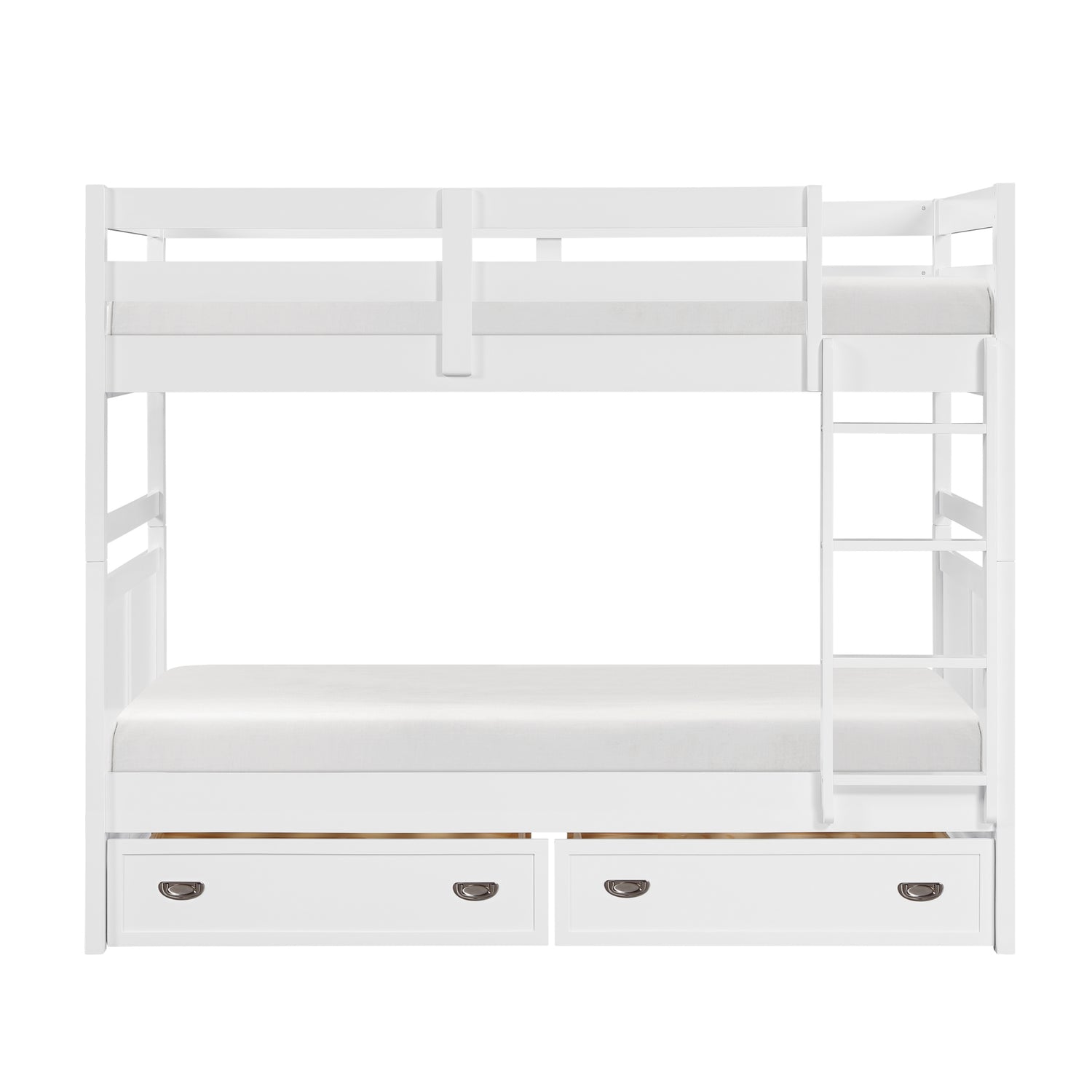 B2024WH-1* (3) Twin/Twin Bunk Bed - B2024WH-1*