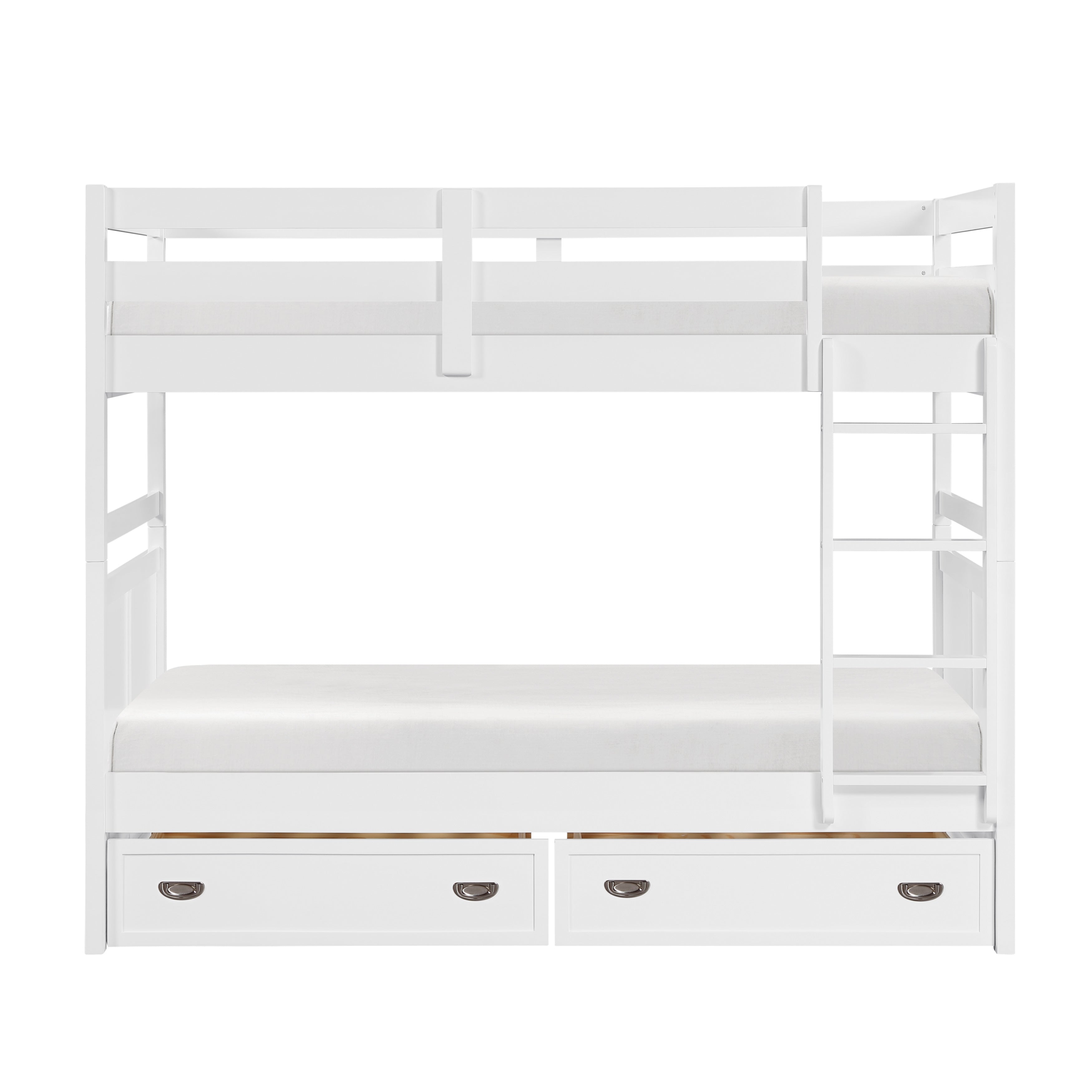 B2024WH-1* (3) Twin/Twin Bunk Bed - B2024WH-1*