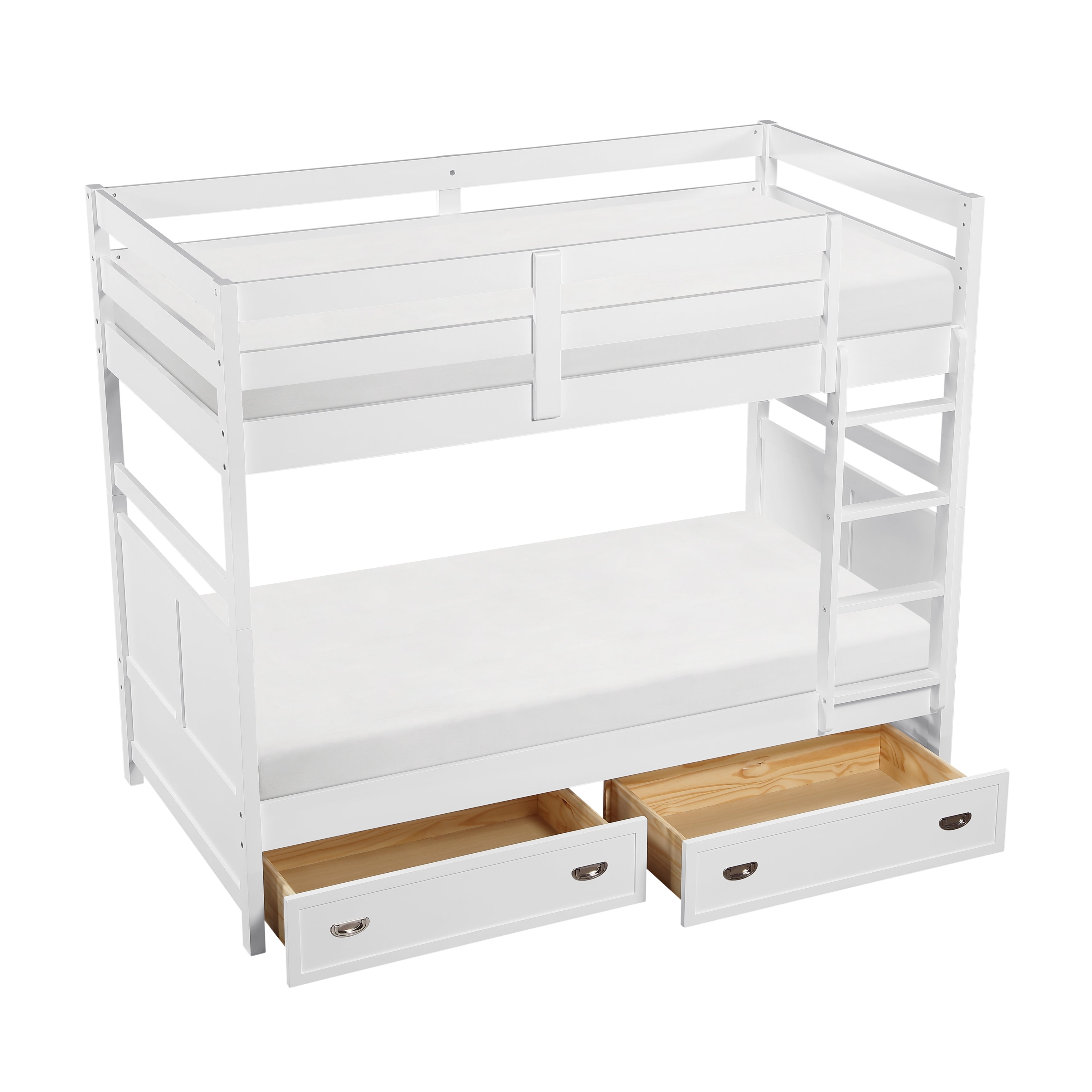 B2024WH-1* (3) Twin/Twin Bunk Bed - B2024WH-1*