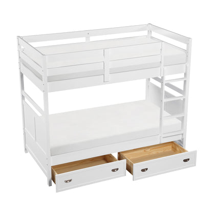 B2024WH-1* (3) Twin/Twin Bunk Bed - B2024WH-1*