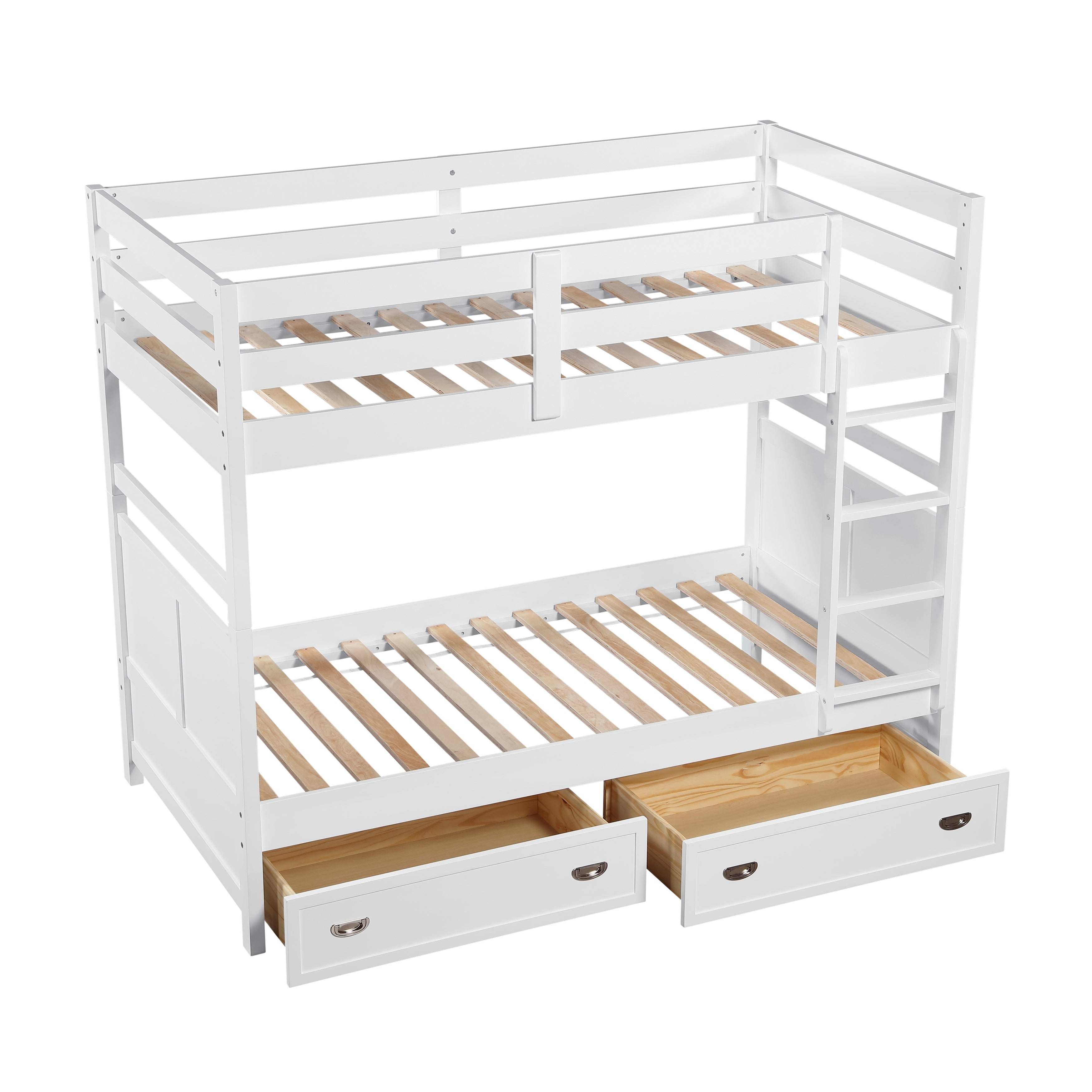 B2024WH-1* (3) Twin/Twin Bunk Bed - B2024WH-1*