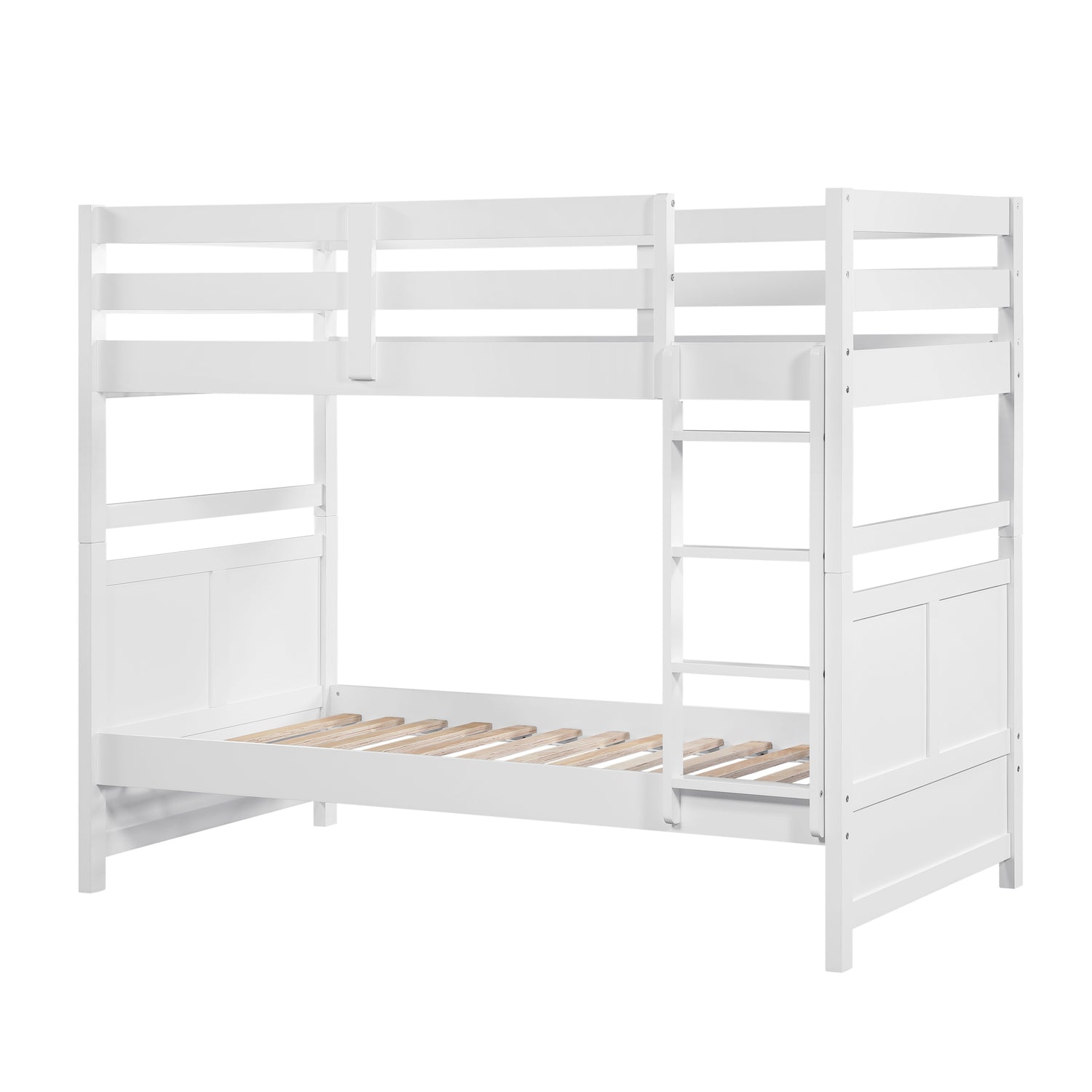 B2024WH-1* (3) Twin/Twin Bunk Bed - B2024WH-1*