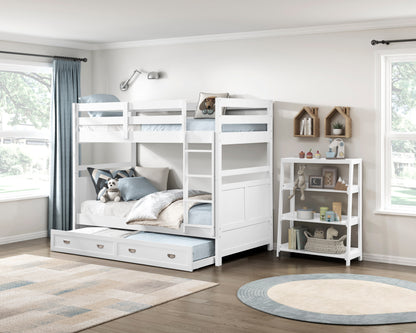 B2024WH-1* (3) Twin/Twin Bunk Bed - B2024WH-1*