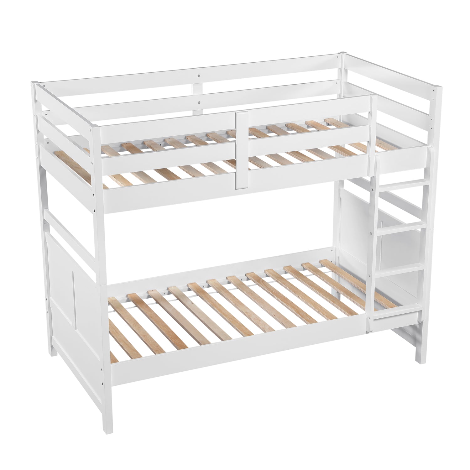 B2024WH-1* (3) Twin/Twin Bunk Bed - B2024WH-1*