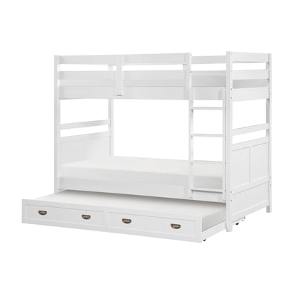 B2024WH-1* (3) Twin/Twin Bunk Bed - B2024WH-1*